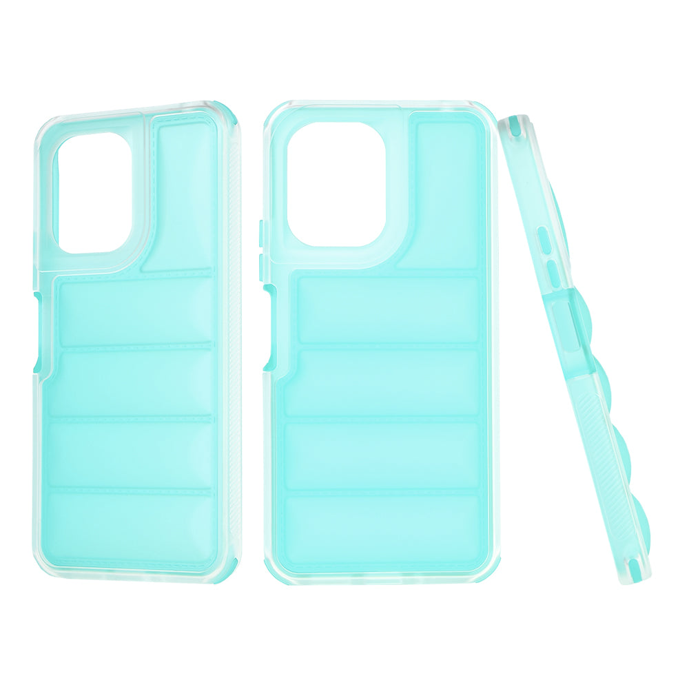 Funda para Xiaomi Redmi 13C 5G / 13C / Poco C65, Techsuit, Wave Shield, Turquesa