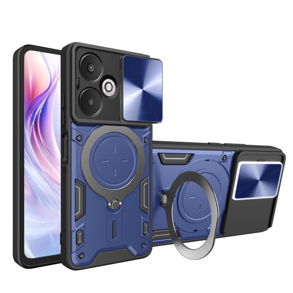 Funda para Xiaomi Redmi 13C 5G, Techsuit, CamGuard Pro, Azul