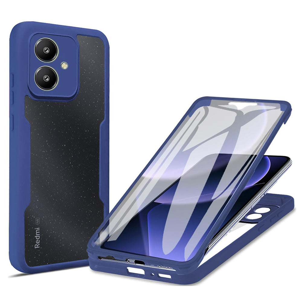 Funda para Xiaomi Redmi 13C 5G, Techsuit, ColorVerse 360, Azul