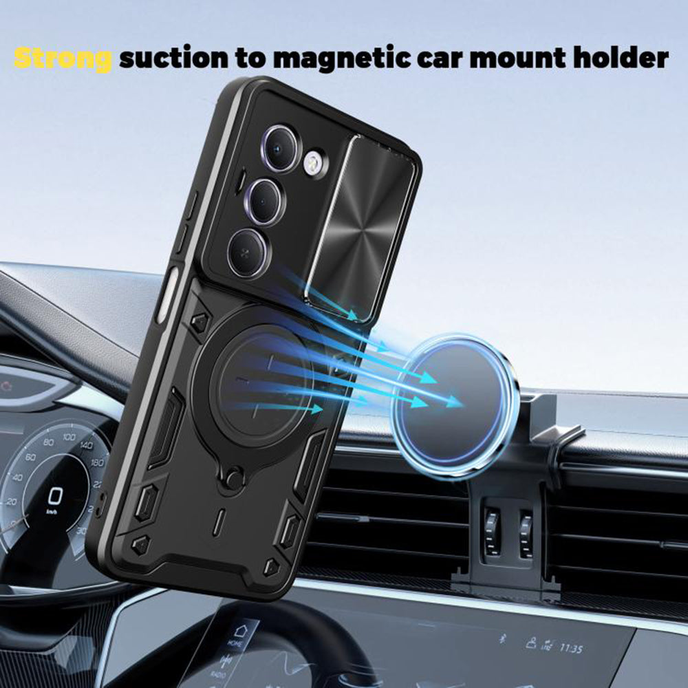 Case for Xiaomi Redmi 15 5G / 15 4G, Techsuit, CamGuard Pro, Red