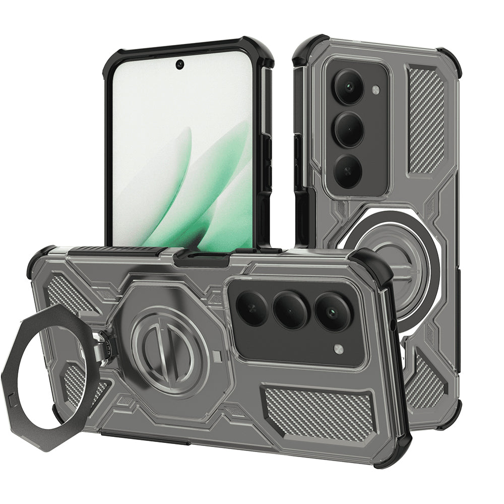 Funda para Xiaomi Redmi 15 5G / 15 4G, Techsuit, Carbon Shield Pro, Ahumada