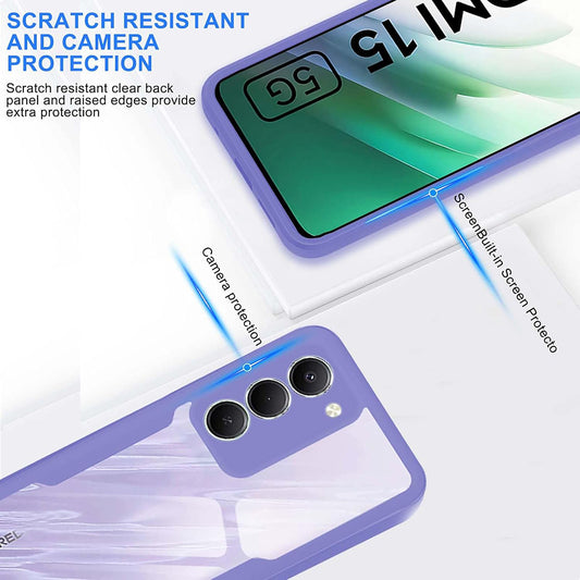 Funda para Xiaomi Redmi 15 5G / 15 4G, Techsuit, ColorVerse 360, Morado