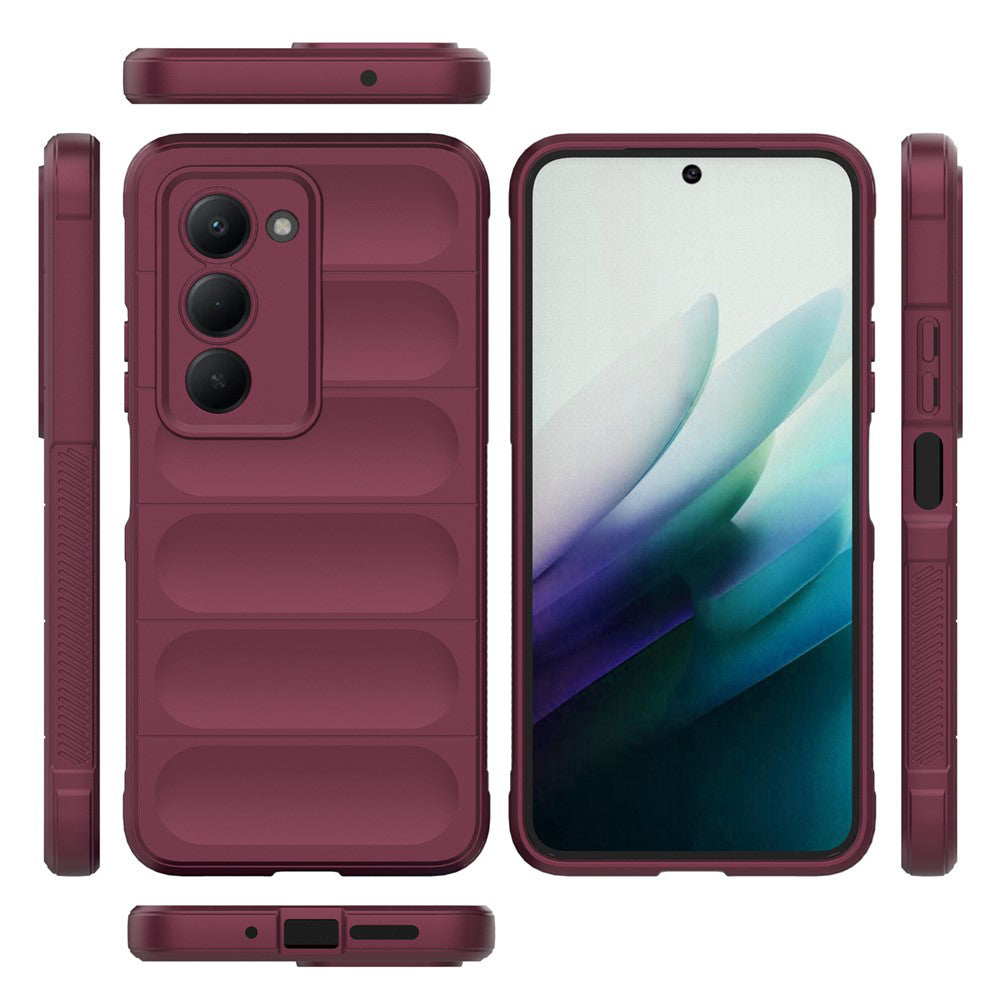 Funda para Xiaomi Redmi 15 5G / 15 4G, Techsuit, Magic Shield, Granate