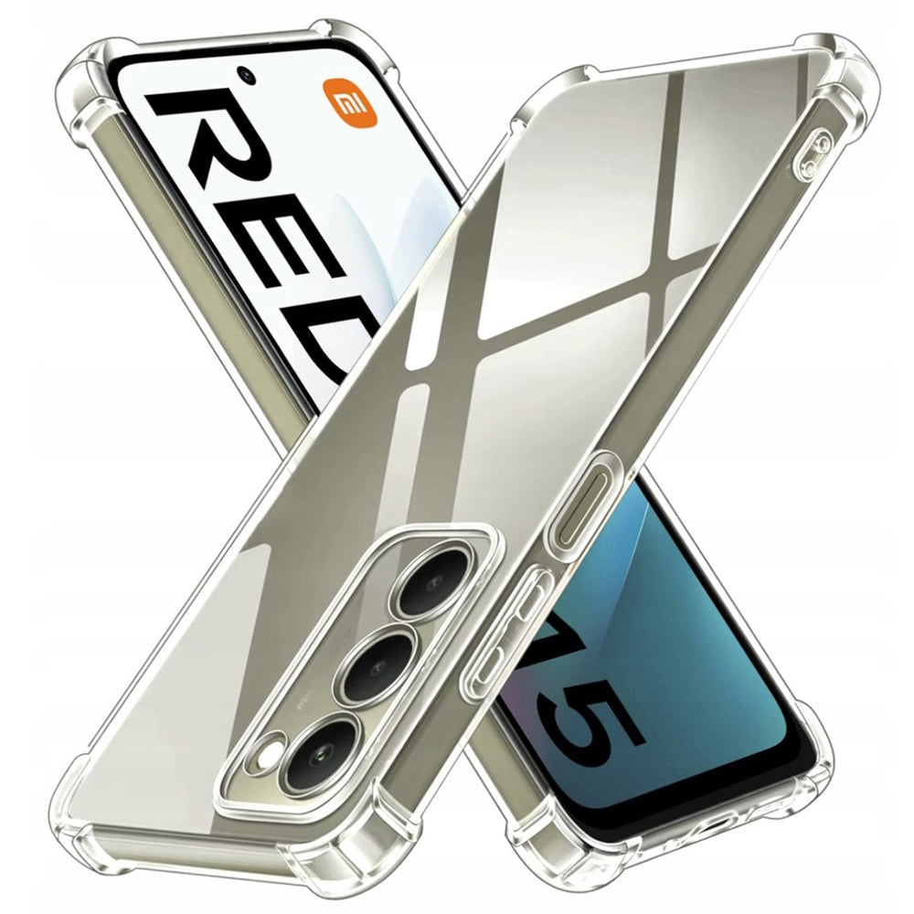 Funda para Xiaomi Redmi 15 5G / 15 4G, Techsuit, Transparente a prueba de golpes, Transparente