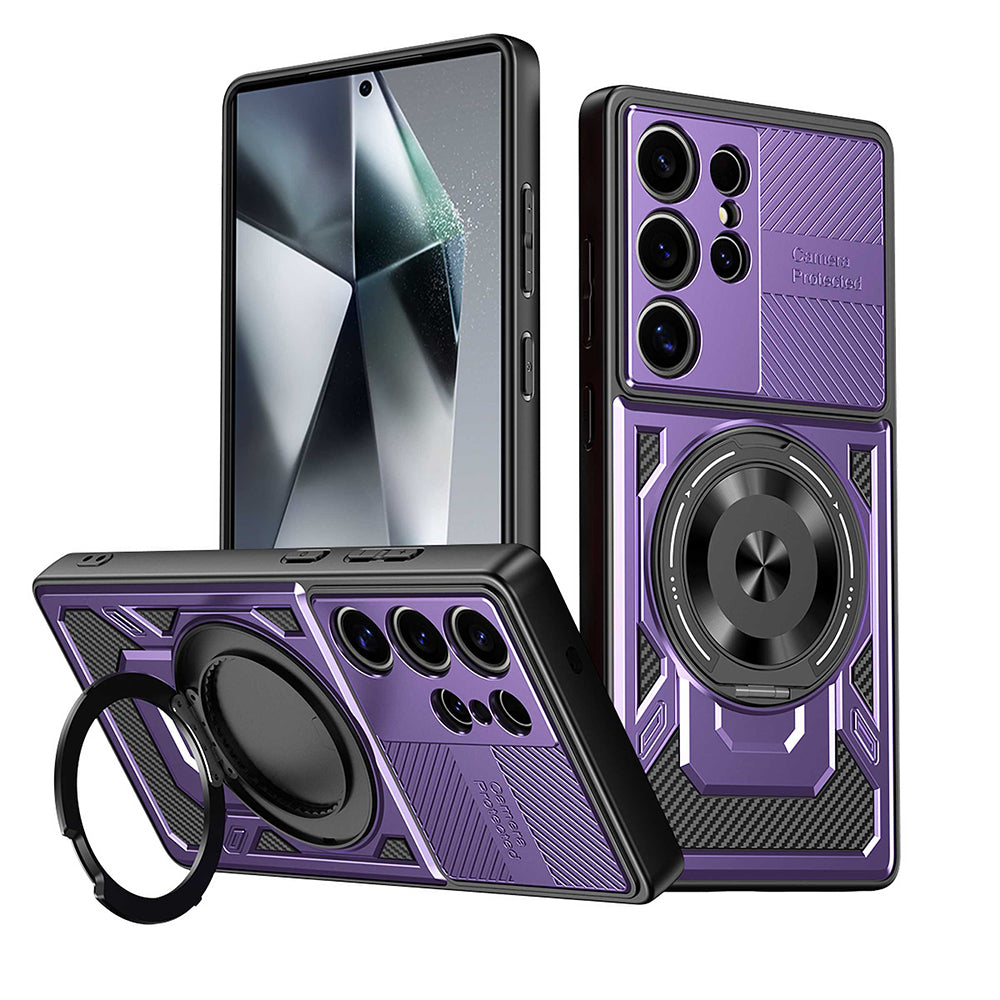 Funda para Xiaomi Redmi 15C 5G / 15C 4G, Techsuit, RuggedCam, Morado