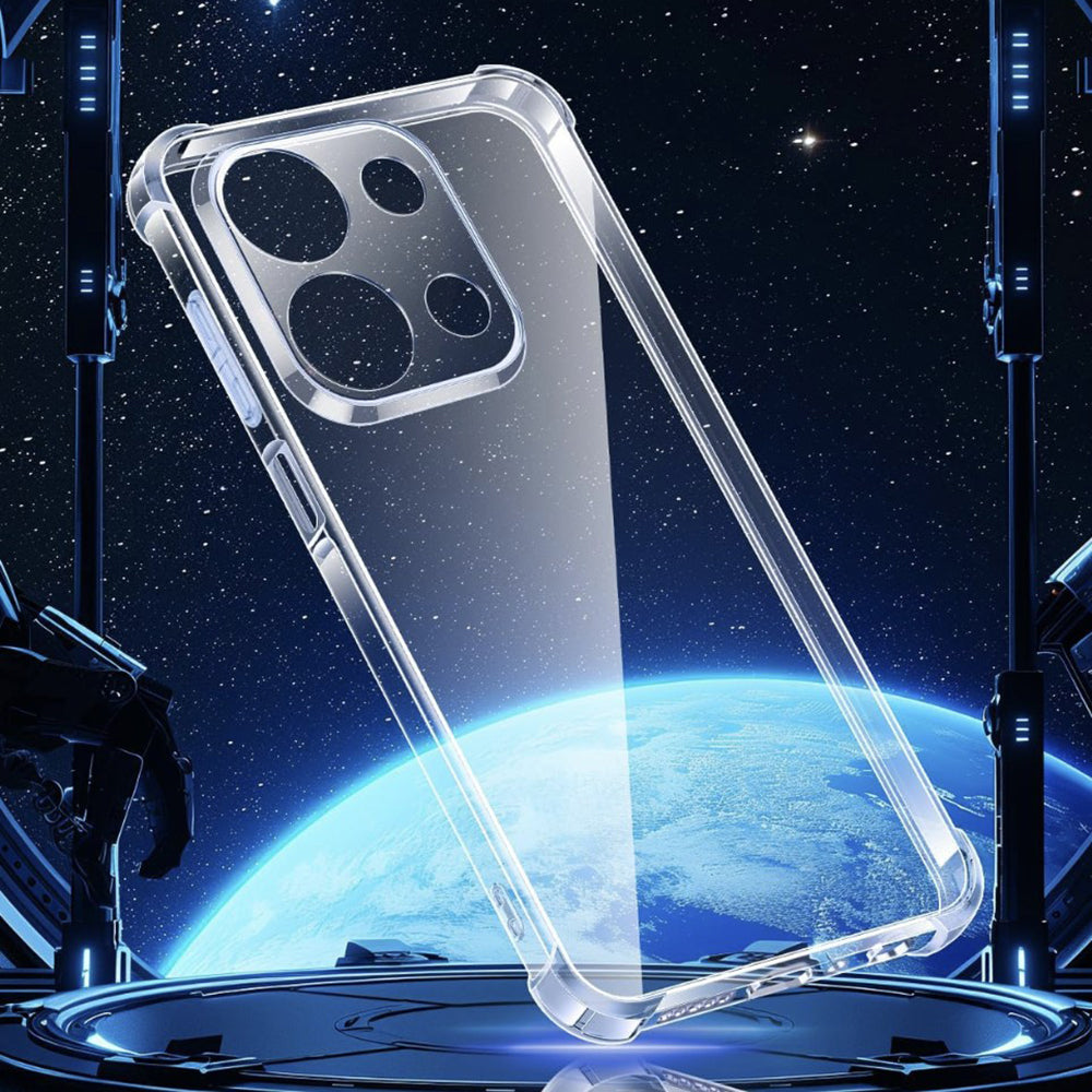 Funda para Xiaomi Redmi 15C 5G / 15C 4G, Techsuit, Transparente a prueba de golpes