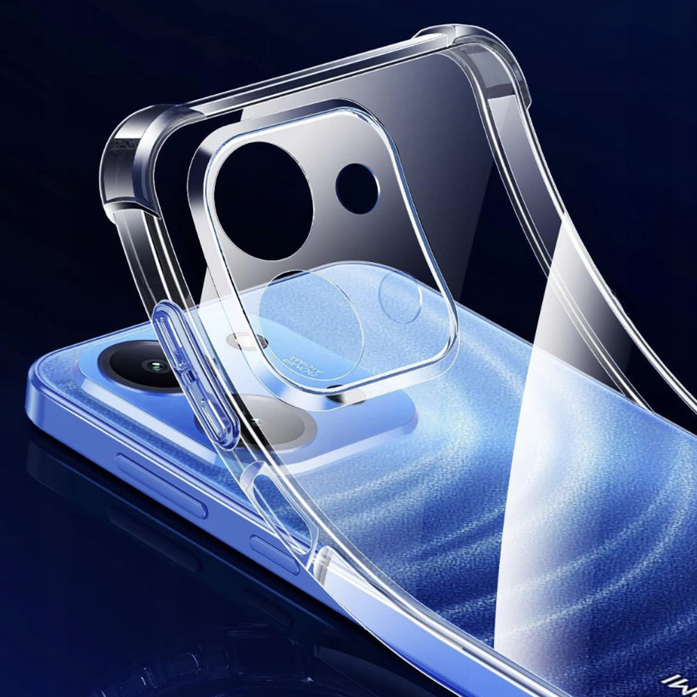Funda para Xiaomi Redmi 15C 5G / 15C 4G, Techsuit, Transparente a prueba de golpes