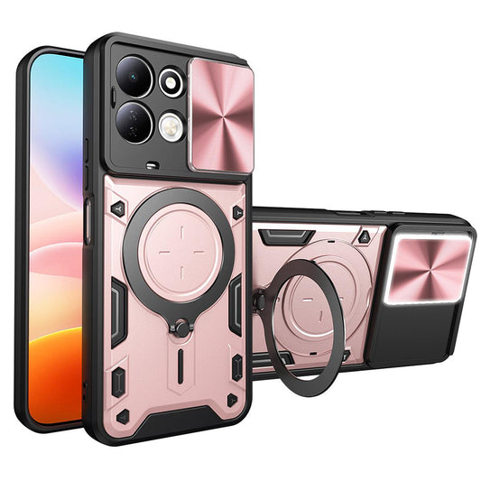 Funda para Xiaomi Redmi 17 5G / 17 4G, Techsuit, CamGuard Pro, rosa dorado