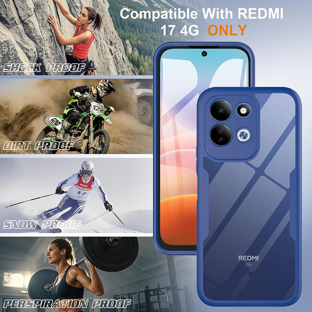 Funda para Xiaomi Redmi 17 5G / 17 4G, Techsuit, ColorVerse 360, Azul