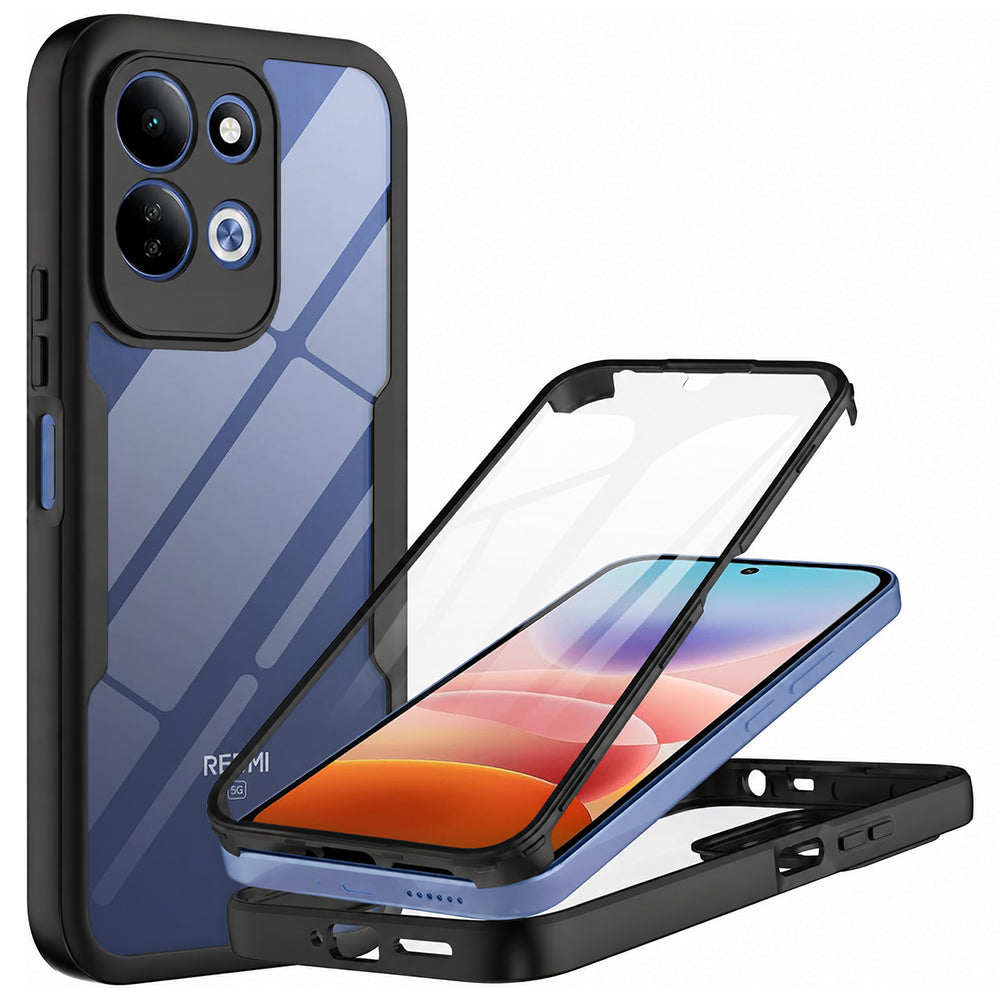 Funda para Xiaomi Redmi 17 5G / 17 4G, Techsuit, ColorVerse 360, Negra