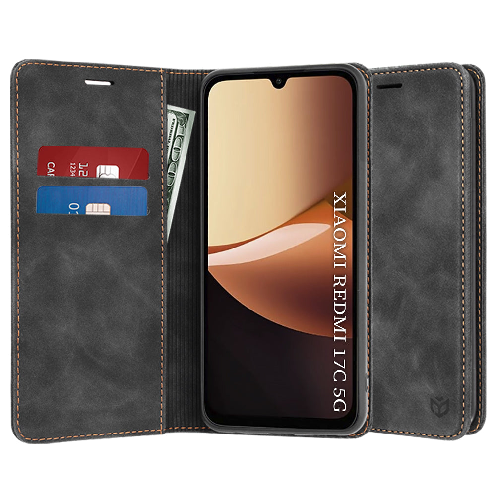 Funda para Xiaomi Redmi 17C 5G, Techsuit, Confy, Negra