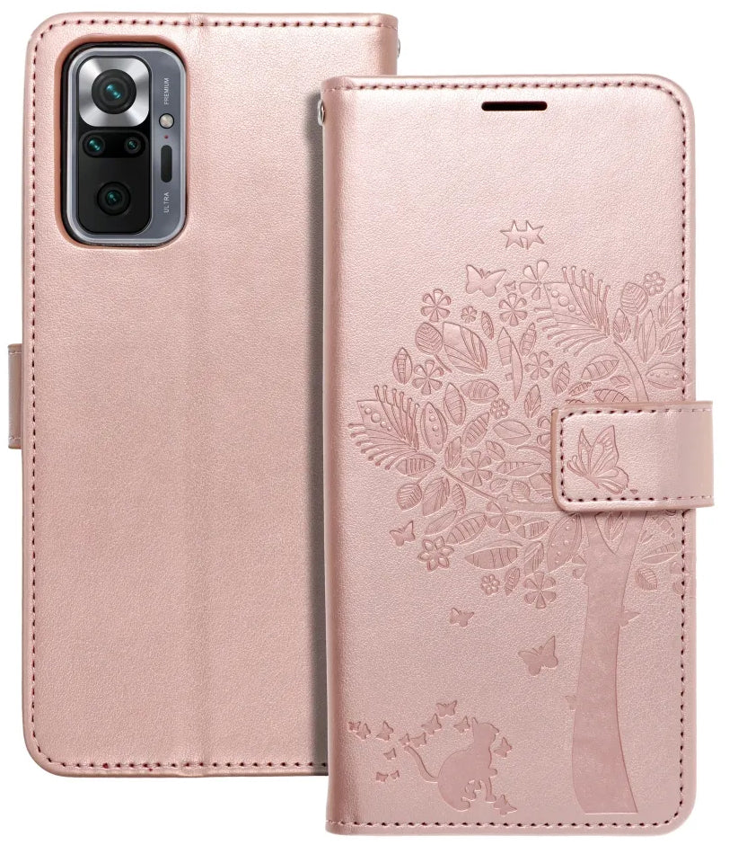 Funda para Xiaomi Redmi Note 10 Pro, OEM, MEZZO Tree, Rosa Dorado