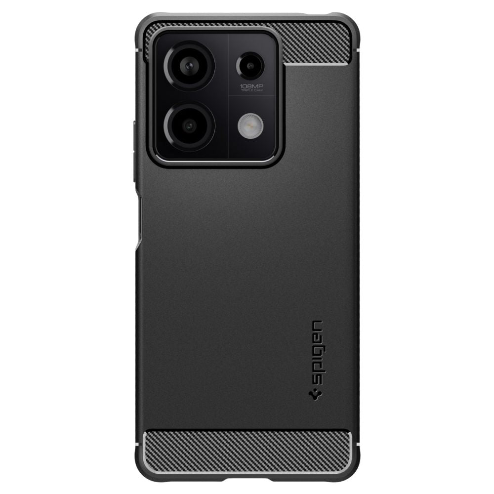 Funda para Xiaomi Redmi Note 13 5G, Spigen, Rugged Armor, Negra ACS07665