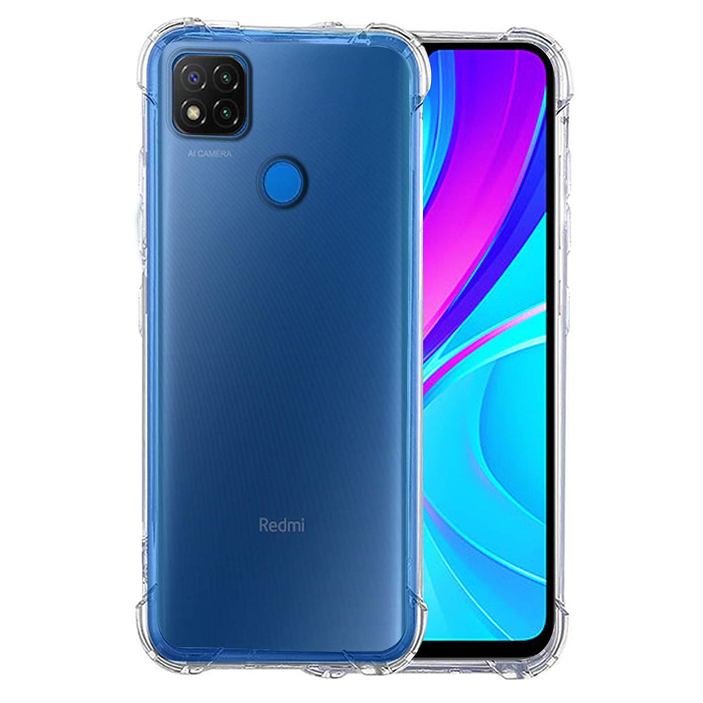 Funda para Xiaomi Redmi 9C NFC / 9C, Techsuit, Antigolpes Transparente, Transparente