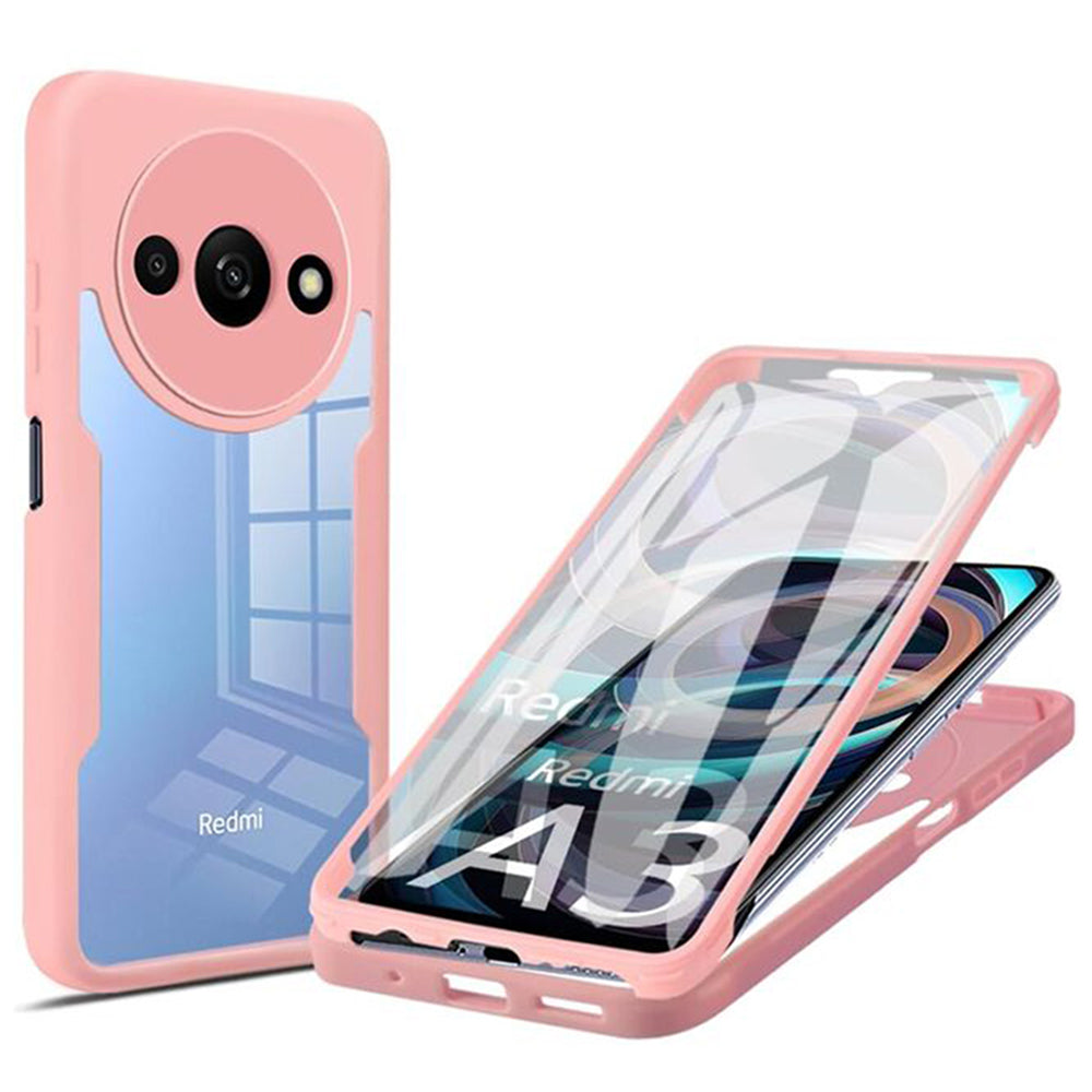 Funda para Xiaomi Redmi A3x / A3, Techsuit, ColorVerse 360, Rosa