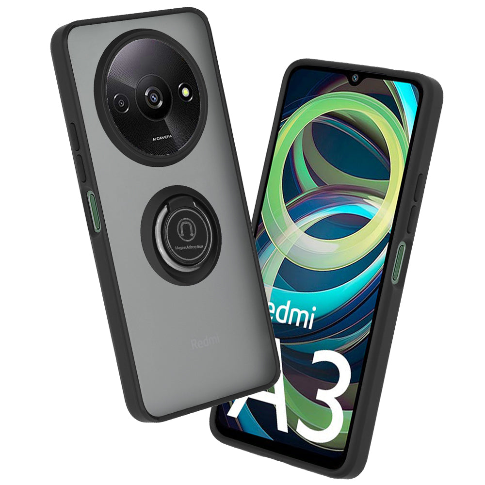 Funda para Xiaomi Redmi A3x / A3, Techsuit, Glinth, Negra