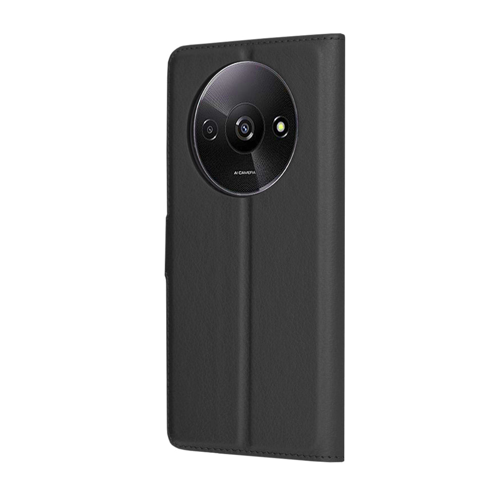 Funda para Xiaomi Redmi A3x / A3, Techsuit, Leather Folio, Negra