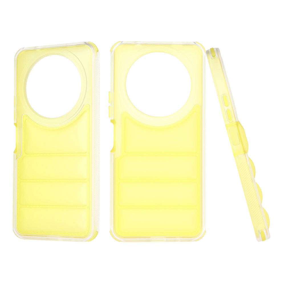 Funda para Xiaomi Redmi A3x / A3, Techsuit, Wave Shield, Amarilla