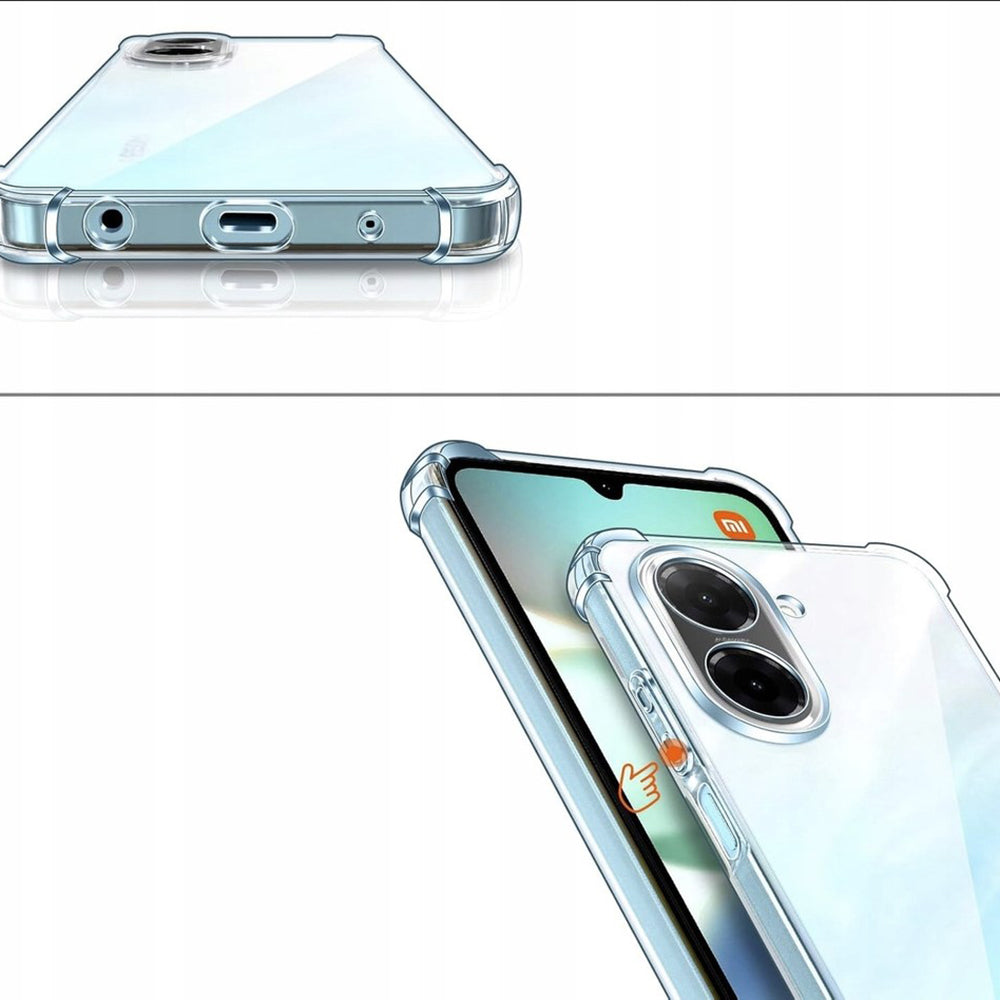 Funda para Xiaomi Redmi A5 4G (Estándar), Techsuit, Antigolpes Transparente, Transparente