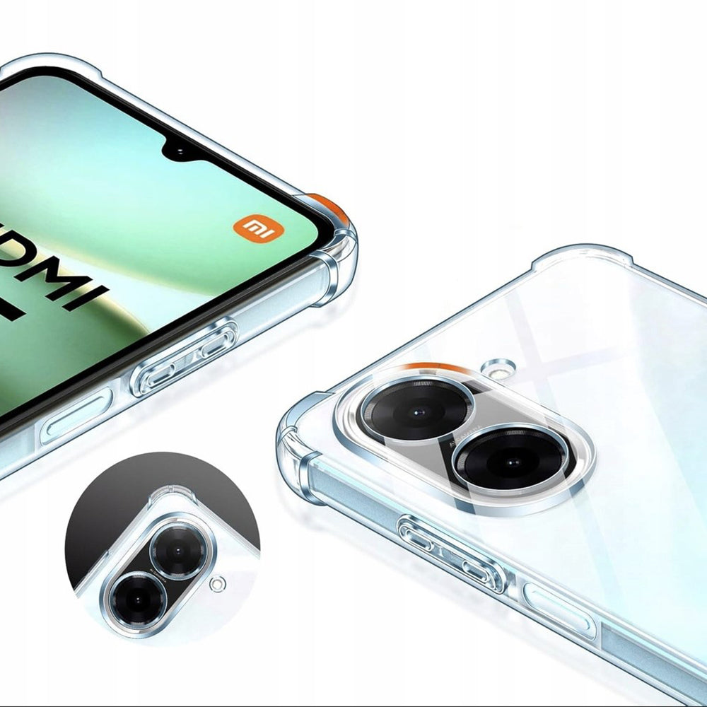 Funda para Xiaomi Redmi A5 4G (Estándar), Techsuit, Antigolpes Transparente, Transparente