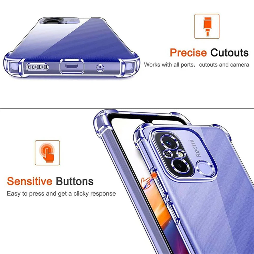 Funda para Xiaomi Redmi Note 12 Pro 4G / Note 11 Pro 5G / Note 11 Pro, Techsuit, Antigolpes Transparente, Transparente
