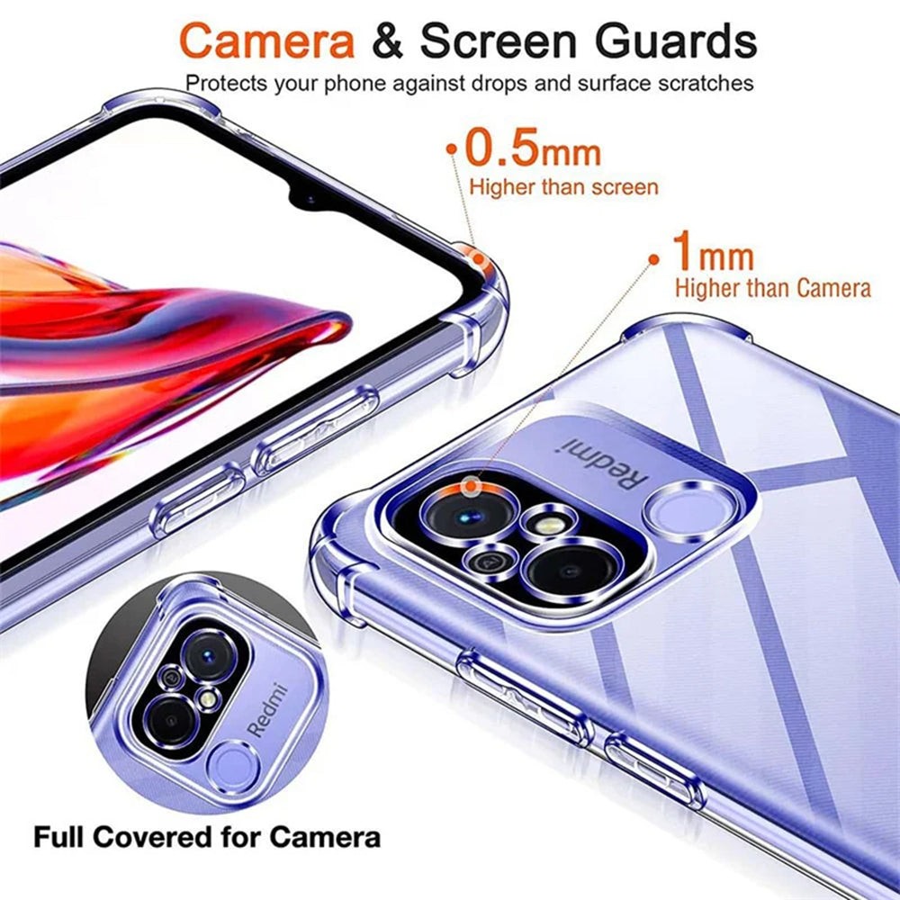Funda para Xiaomi Redmi Note 12 Pro 4G / Note 11 Pro 5G / Note 11 Pro, Techsuit, Antigolpes Transparente, Transparente