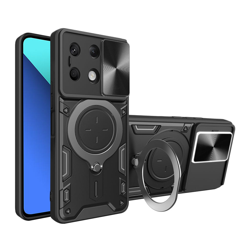 Funda para Xiaomi Redmi Note 13 4G, Techsuit, CamGuard Pro, Negra