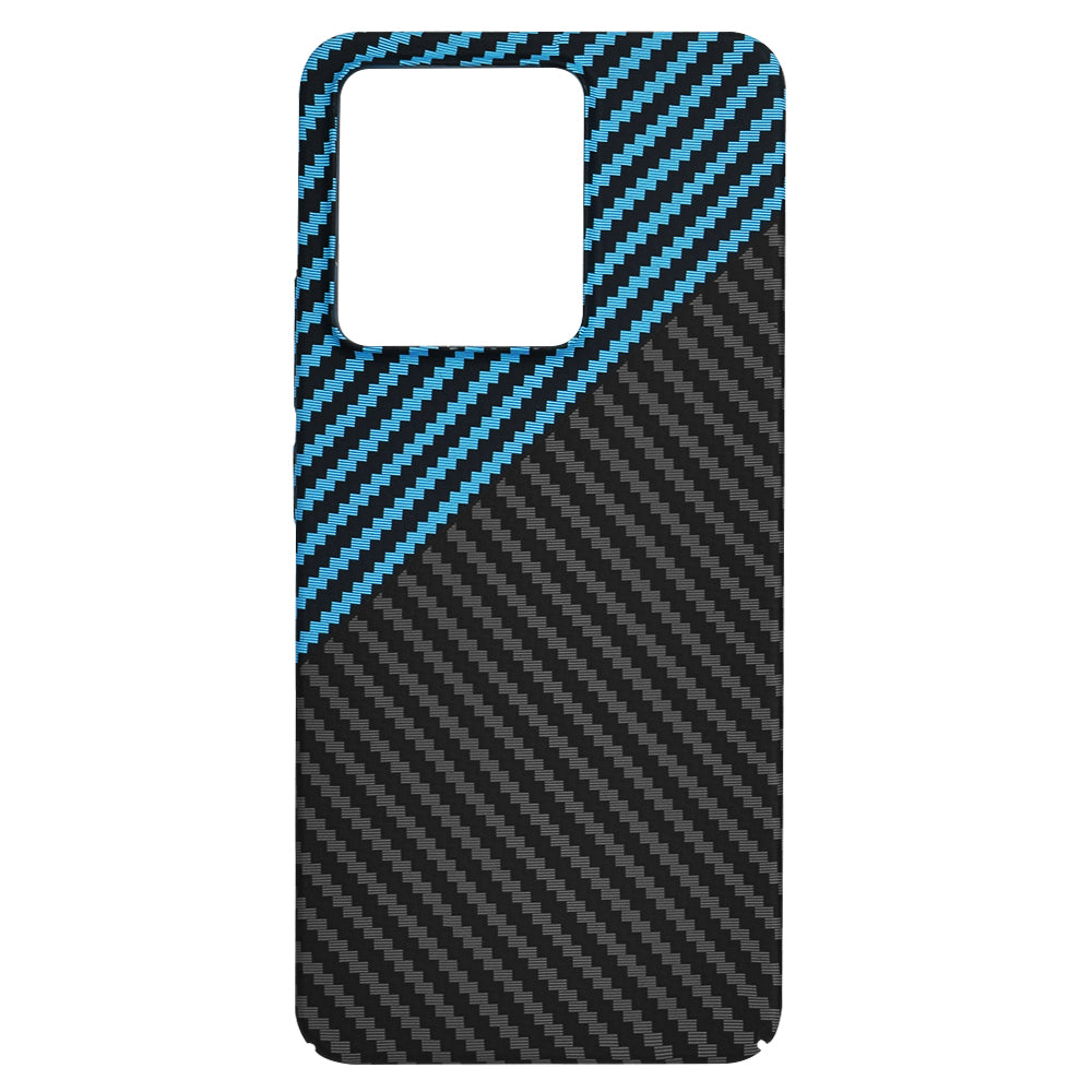 Funda para Xiaomi Redmi Note 13 4G, Techsuit, Carbonite FiberShell, Negra Bleu