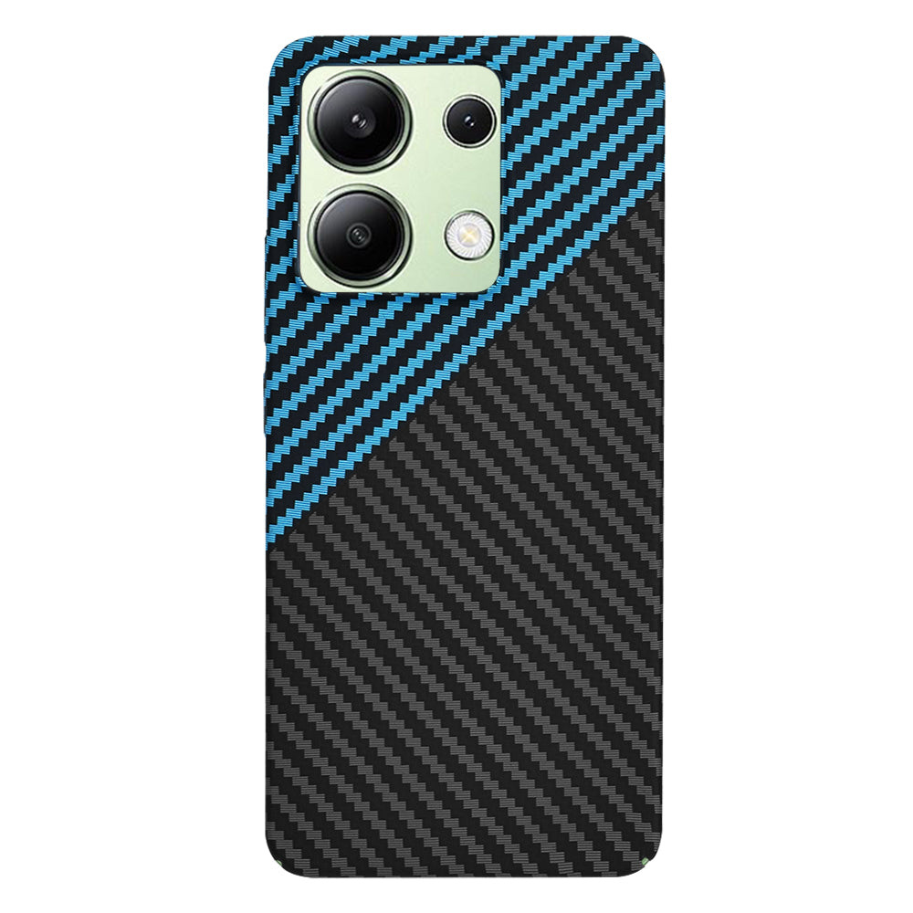 Funda para Xiaomi Redmi Note 13 4G, Techsuit, Carbonite FiberShell, Negra Bleu