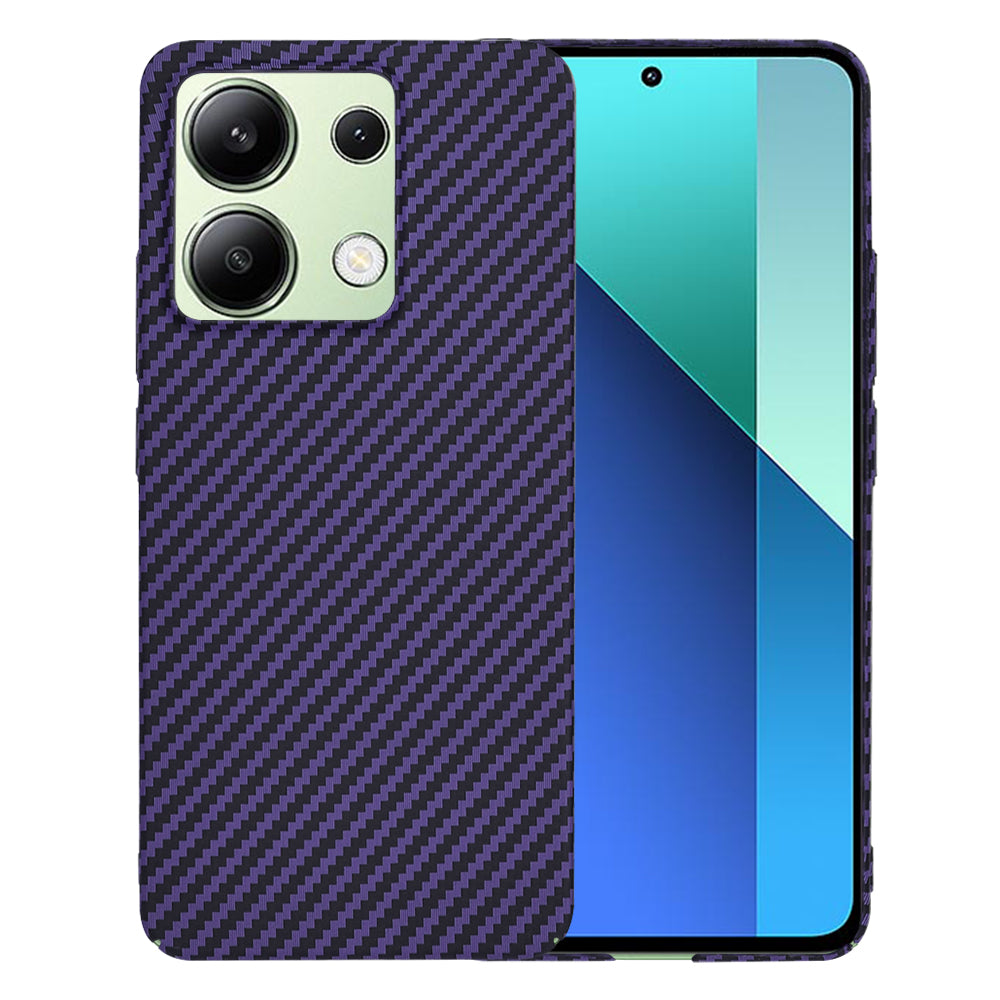 Funda para Xiaomi Redmi Note 13 4G, Techsuit, Carbonite FiberShell, Morado