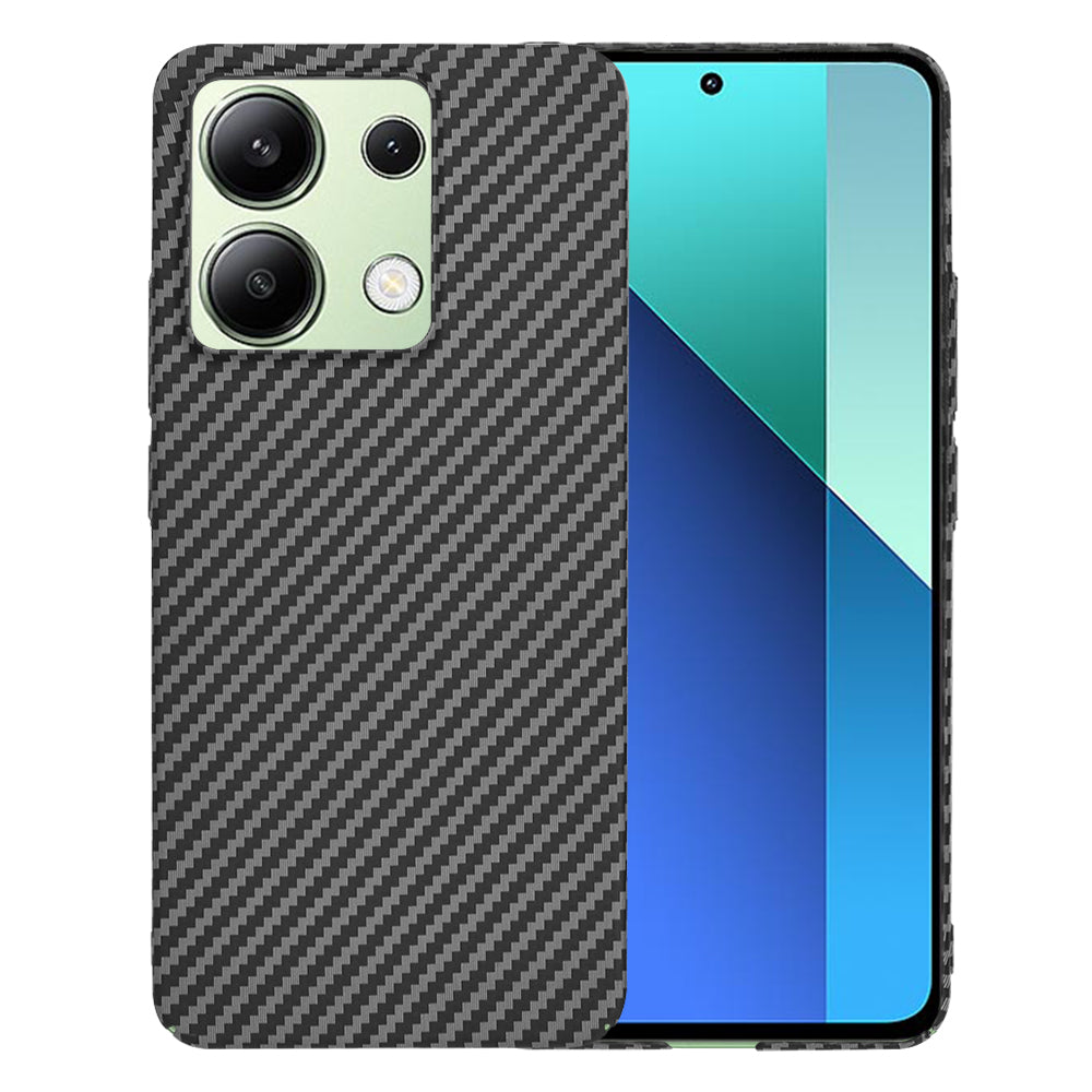 Funda para Xiaomi Redmi Note 13 4G, Techsuit, Carbonite FiberShell, Negra
