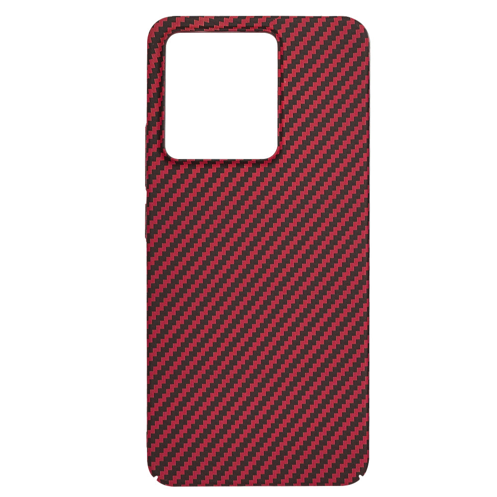 Funda para Xiaomi Redmi Note 13 4G, Techsuit, Carbonite FiberShell, Roja