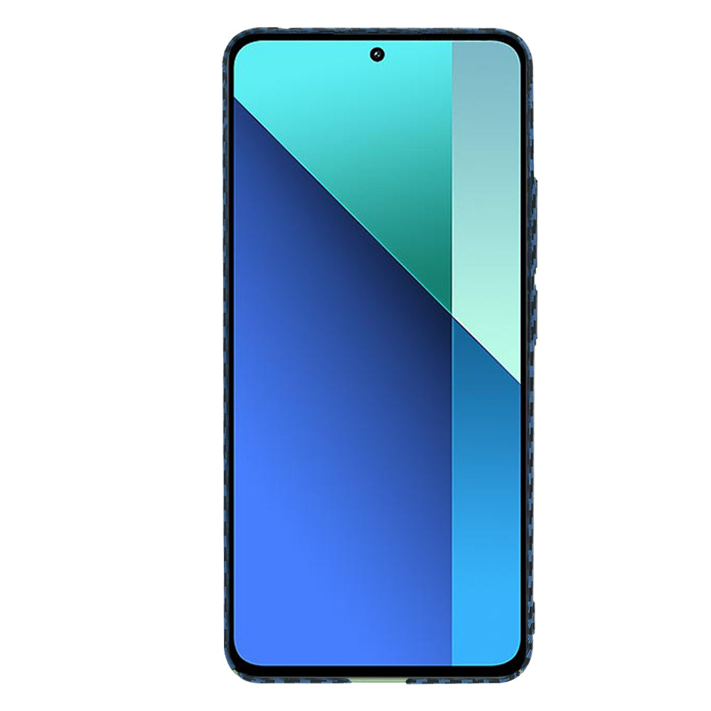 Funda para Xiaomi Redmi Note 13 4G, Techsuit, Carbonite FiberShell, Turquesa