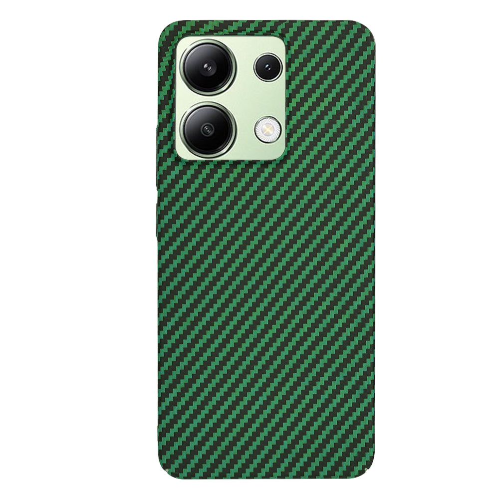 Funda para Xiaomi Redmi Note 13 4G, Techsuit, Carbonite FiberShell, Verde