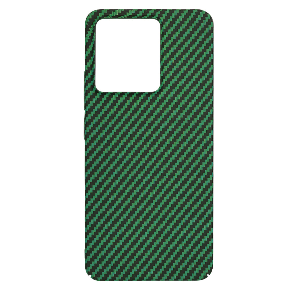 Funda para Xiaomi Redmi Note 13 4G, Techsuit, Carbonite FiberShell, Verde