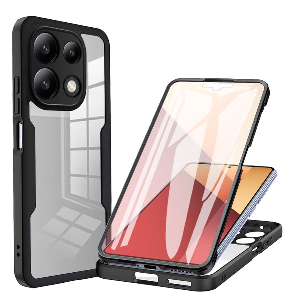Funda para Xiaomi Redmi Note 13 4G, Techsuit, ColorVerse 360, Negra
