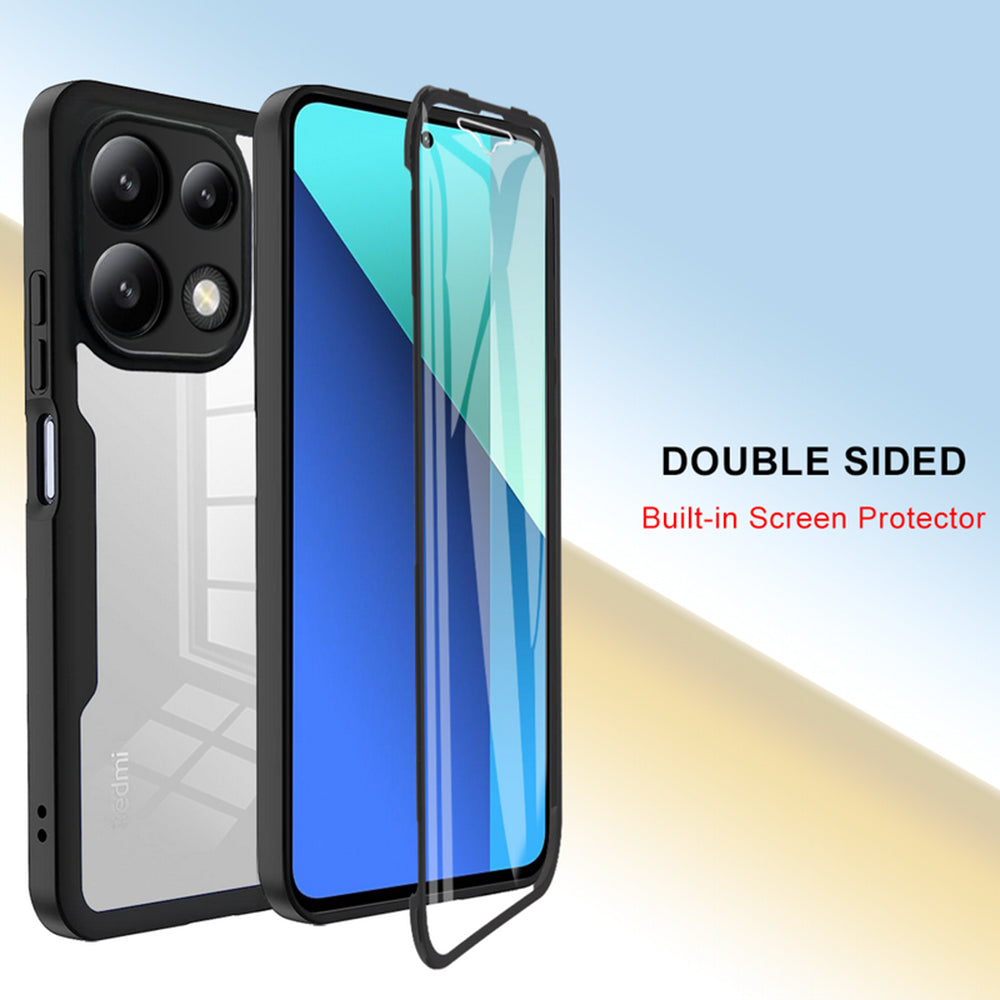Funda para Xiaomi Redmi Note 13 4G, Techsuit, ColorVerse 360, Negra