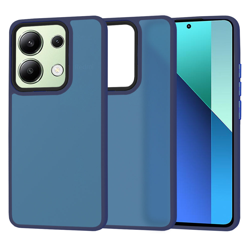 Funda para Xiaomi Redmi Note 13 4G, Techsuit, HaloFrost, Azul marino