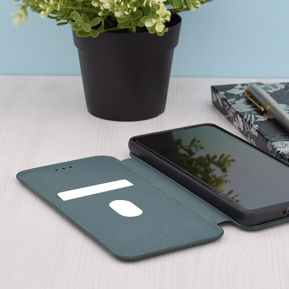 Funda para Xiaomi Redmi Note 13 4G, Techsuit, Safe Wallet Plus, Verde