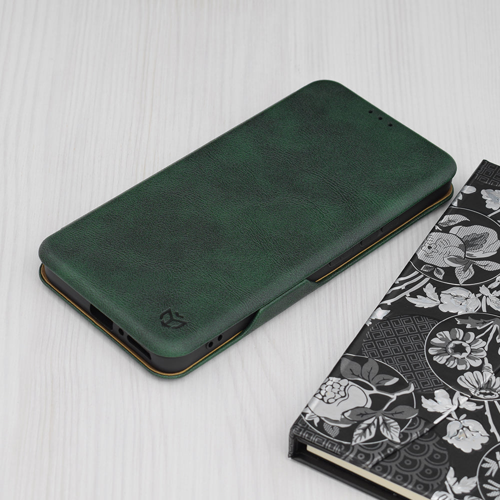 Funda para Xiaomi Redmi Note 13 4G, Techsuit, Safe Wallet Plus, Verde