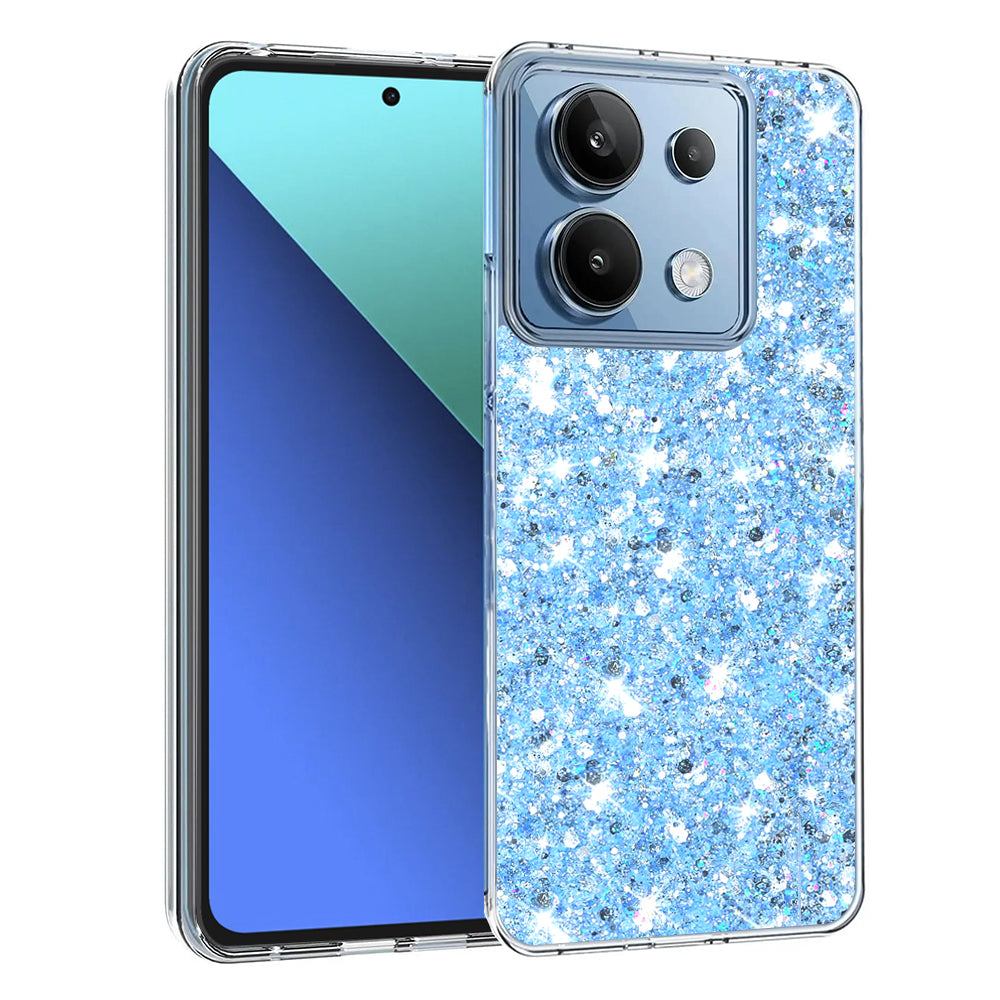 Funda para Xiaomi Redmi Note 13 4G, Techsuit, Brillo Brillante, Azul