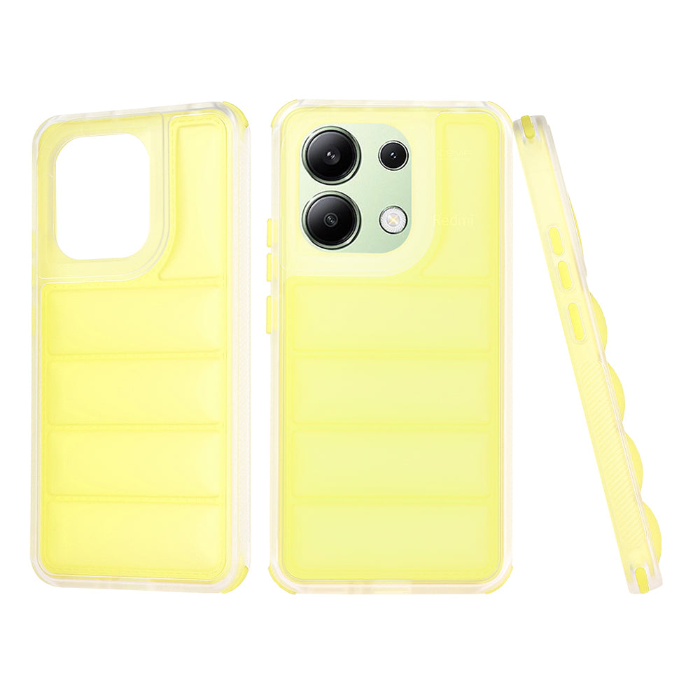 Funda para Xiaomi Redmi Note 13 4G, Techsuit, Wave Shield, Amarilla