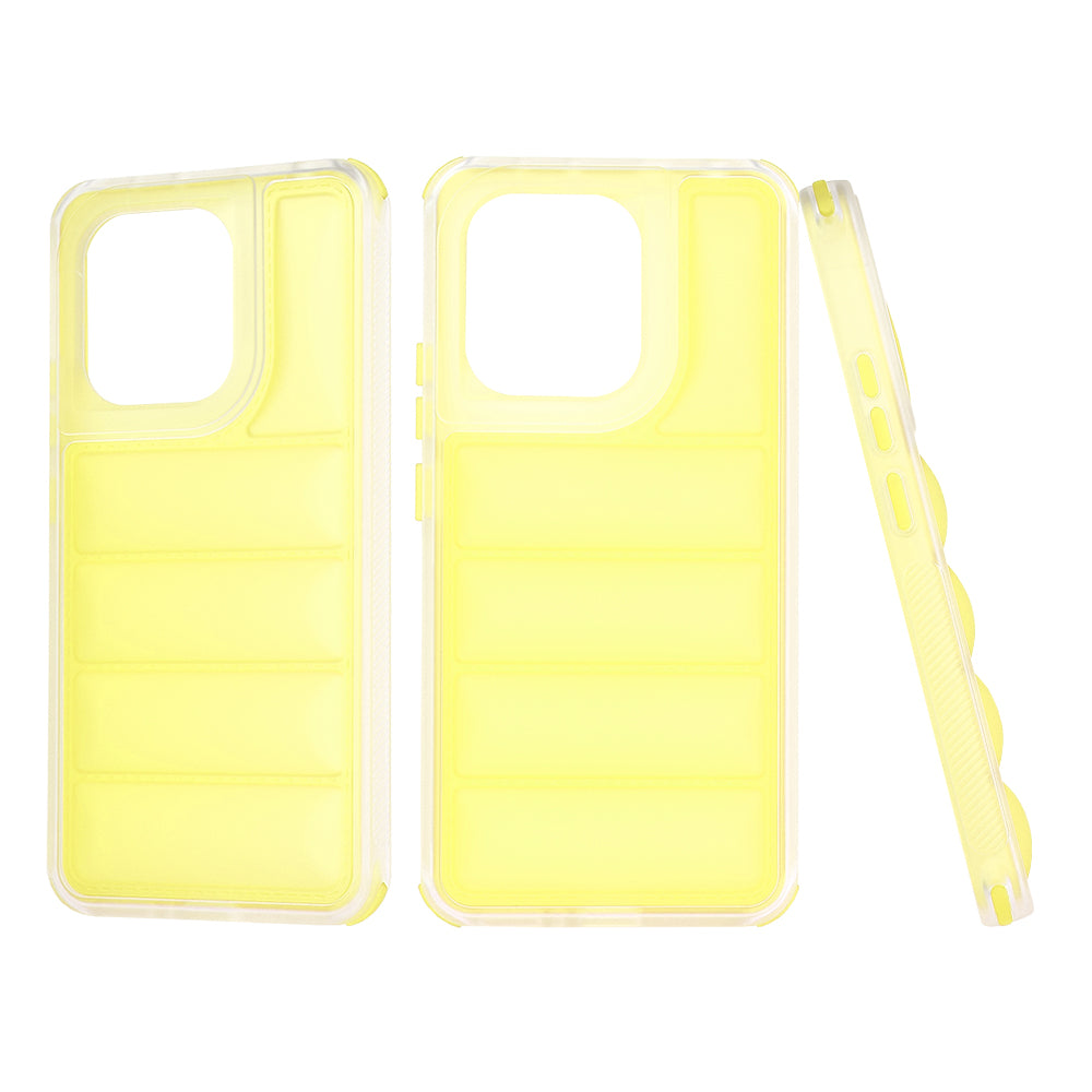 Funda para Xiaomi Redmi Note 13 4G, Techsuit, Wave Shield, Amarilla