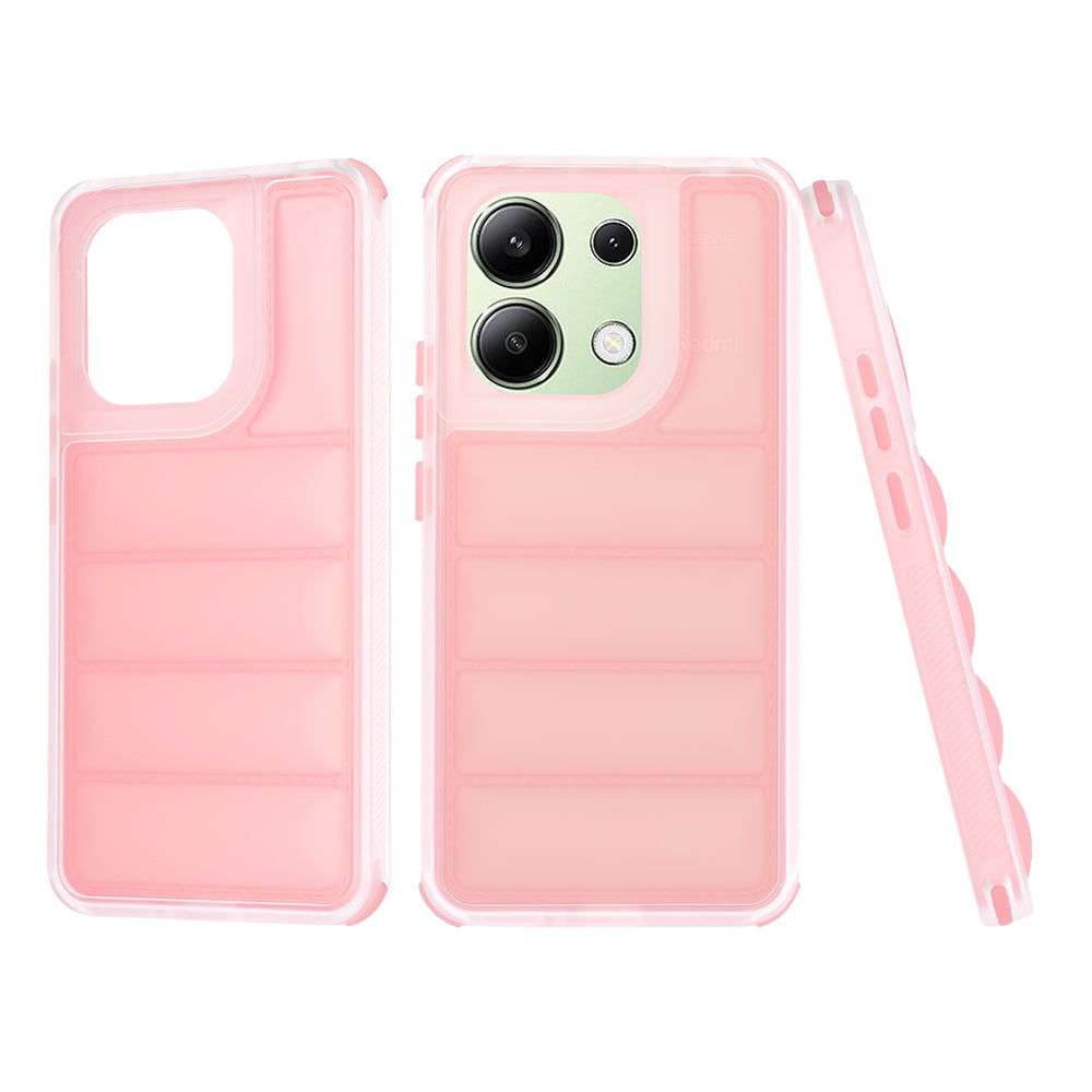 Funda para Xiaomi Redmi Note 13 4G, Techsuit, Wave Shield, Rosa