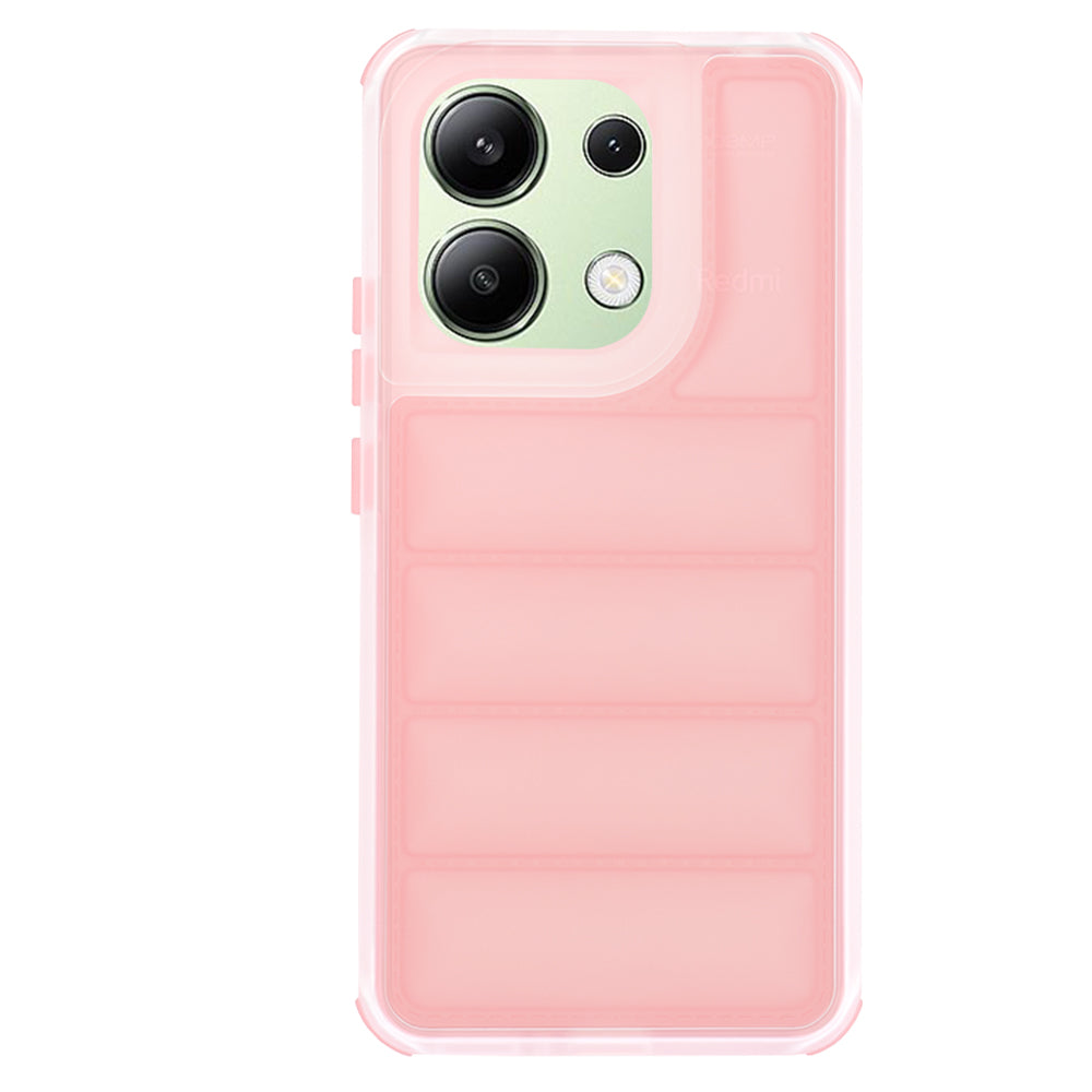 Funda para Xiaomi Redmi Note 13 4G, Techsuit, Wave Shield, Rosa