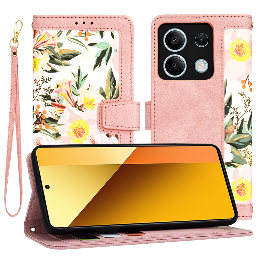 Funda para Xiaomi Redmi Note 13 5G, Techsuit, FlipCraft, Rosa