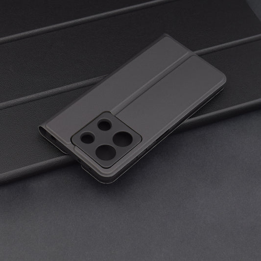 Funda para Xiaomi Redmi Note 13 5G, Techsuit, Magskin Book, Negra
