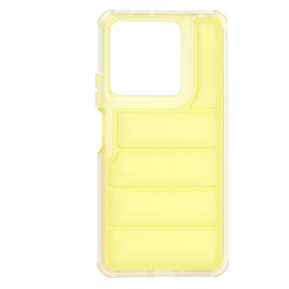 Funda para Xiaomi Redmi Note 13 5G, Techsuit, Wave Shield, Amarilla