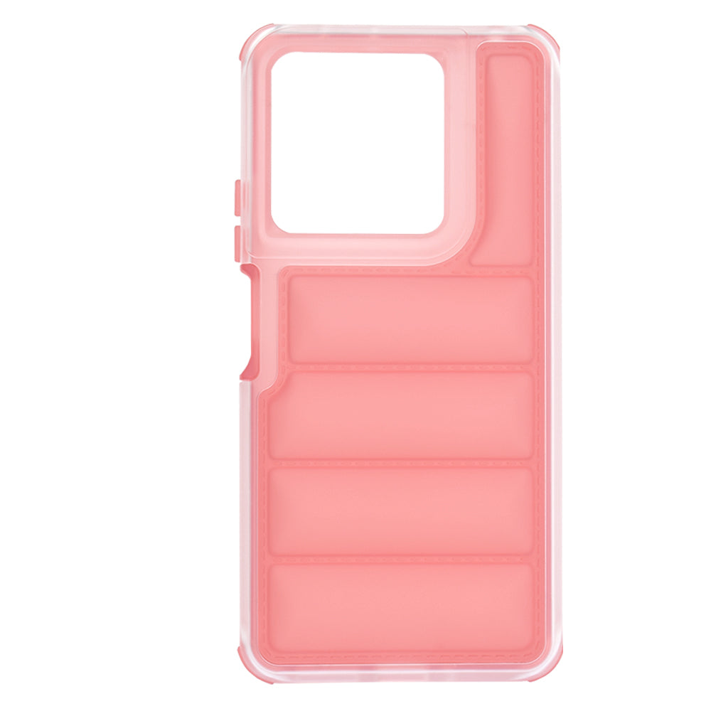Funda para Xiaomi Redmi Note 13 5G, Techsuit, Wave Shield, Roja