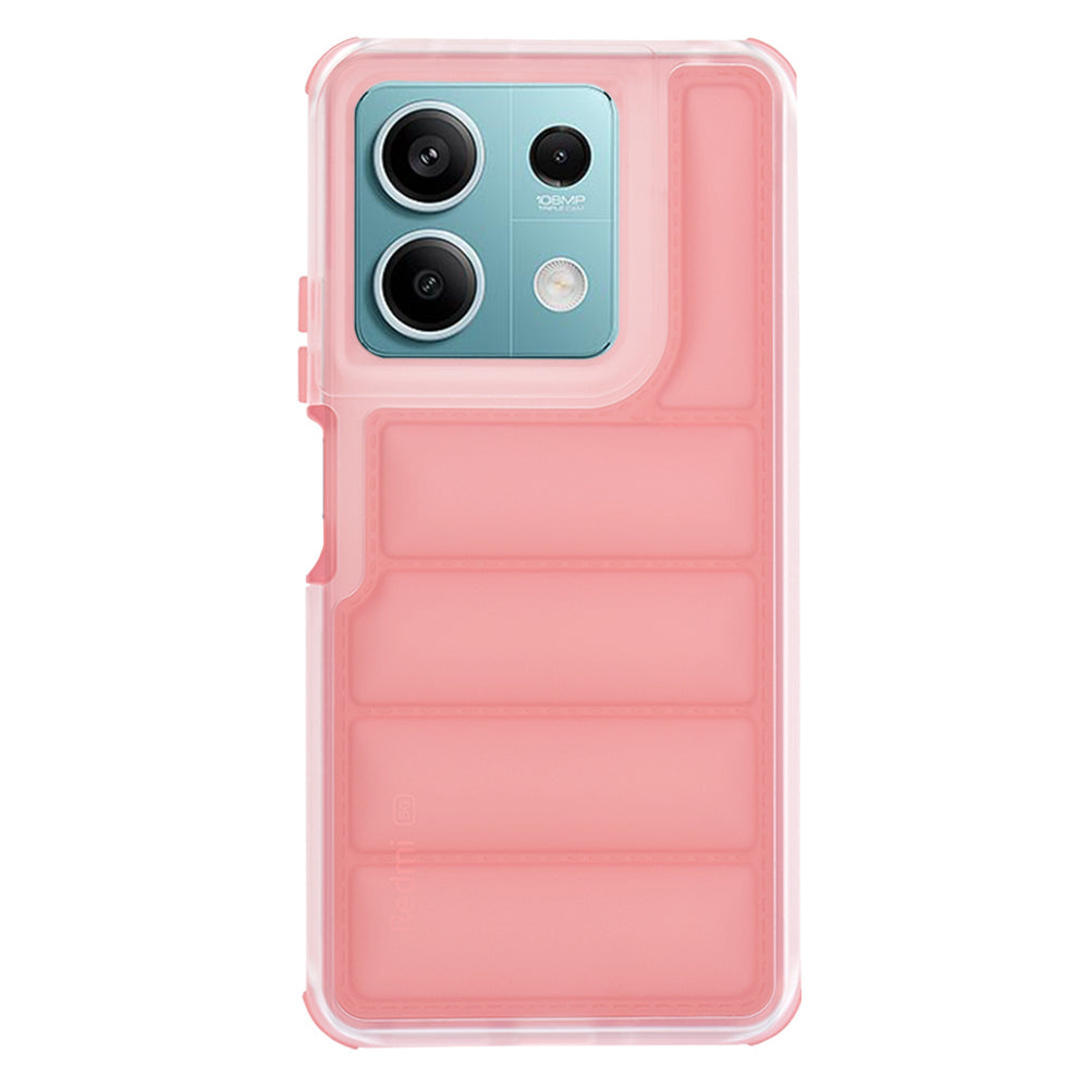 Funda para Xiaomi Redmi Note 13 5G, Techsuit, Wave Shield, Roja